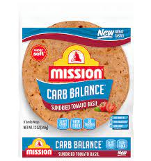 · lay on a baking sheet in a single layer . Carb Balance Sundried Tomato Basil Tortilla Wraps Mission Foods