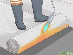 This system is comprised of styrene butidene styrene modified membranes, (sbs) a rubberized form of asphalt. How To Install Torch Down Roofing With Pictures Wikihow