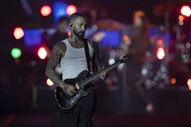 Maroon 5, em 28° show no Brasil, faz o arroz com feijão que o brasileiro ama no Rock in Rio