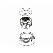Kitchen sink aerators exchange from the wide range of products in diy & tools store. Kohler Part 1286338 Cp Kohler Triton Bowe 1 5 Gpm Kitchen Aerator Vandal Proof Aerators Home Depot Pro