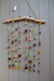 Mobile En Perles Multicolore Mobile Exterieur Mobile Perles Rideau De Perles Deco Fenetre Deco Perles Bois Flotte Capteur De Soleil Baby Mobile Mobile