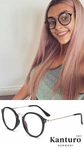 Retro Kanturo Blue Light Glasses Fashionistas Style Light Blue Chic Fashionista