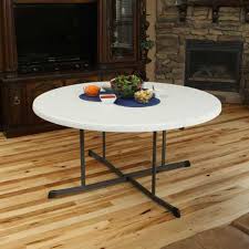 Lifetime 60 In Round Fold In Half Folding Table Folding Table Round Folding Table