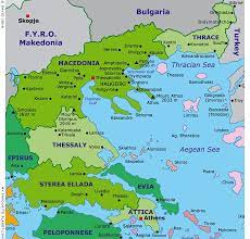 Greek Macedonia Map Macedonia Macedonia Greece Macedonia Map