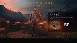 You'll need to find the katana to unlock takeo. Blackout Letter To The Emperor Location How To Unlock Takeo å›½é™… è›‹è›‹èµž