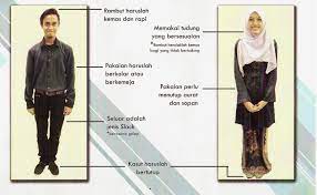 Jaket dengan skirt at atau au seluar 2. Rotu Army Utm On Twitter Contoh Pakaian Formal Lelaki Baju Kemeja Seluar Slack Kad Matrik Digantung Rambut Dipotong Pendek Kemas Misai Janggut Dicukur Berstokin Kasut Bertutup Perempuan Rambut