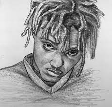 Juice wrld 999 heart sticker by nick burrill. Rip Juicewrld Art By U Djarodney Art Pencil On Paper Tribute To Juicewrld Drawing