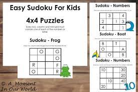 Learn more about sudoku puzzles and how to solve them at sudoku.com. Free Printable Easy Sudoku For Kids Simple Living Creative Learning
