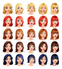 Ready to finally find your ideal haircut? Different Hairstyles And Hair Colors Vector Free Download