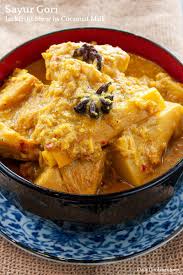 Resep sayur gori,cara membuat sayur gori,cara memasak sayur gori,bahan sayur gori,bumbu sayur gori,masakan asli indonesia,menu masakan tradisional,masakan sederhana,jangan gori enak,masakan khas jawa tengah,kuliner khas nusantara,sayur nangka muda,sayur nangka kuah santan,sayur gori iga sapi Sayur Gori Jackfruit Stew In Coconut Milk Recipe Jackfruit Stew Jackfruit Vegetarian Recipes