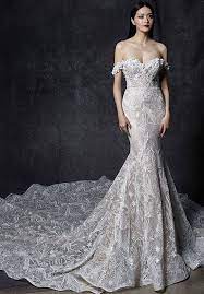 Odette Mermaid Wedding Dress By Enzoani Weddingwire Com Enzoani Wedding Dresses Wedding Dresses Wedding Dress Couture