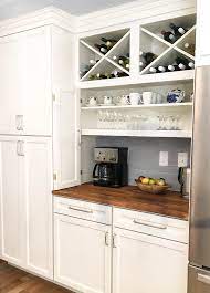 Off White Cabinets With Winebar And Coffeestation Coffee Bars In Kitchen Wine And Coffee Bar Kitchen Cupboards