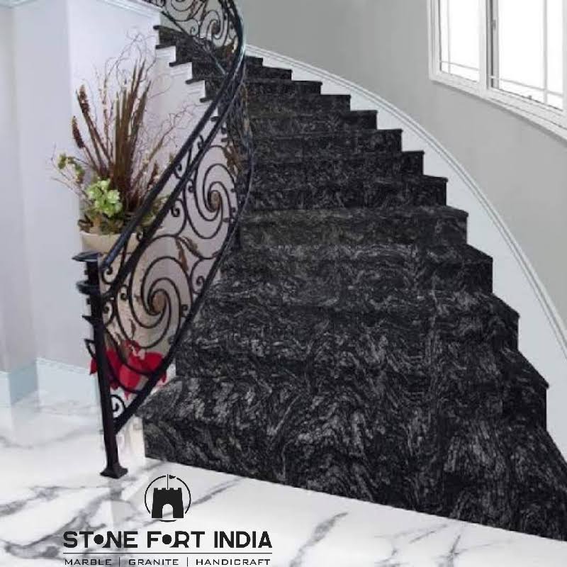 Markino Black Granite Liner Polish Slabs product image