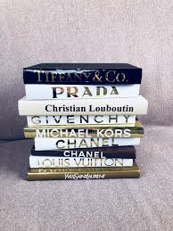9 Gold Hardcover Decorative Books Fashion Books Designer Handmade Books Book Decor Coffee Table Books Decor Fashion Books