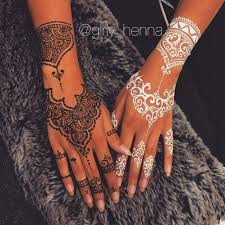 White temporary tattoos pack of 10 sheets, white henna tattoos, floral, mehndi, geometric, accessorize hands, fingers and body. Amrin Wahid Avi On Instagram Tbt Black Or White Girly Henna Booking Available Henna Tattoo Designs Henna Designs Hand White Henna Designs