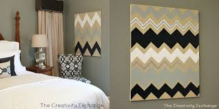 From tissue box covers to ornament crafts, these free printable plastic canvas christmas patterns are great for giving to friends and family or just for keeping for yourself! Diy Chevron Canvas Art With Free Printable Large Stencil Tip Junkie