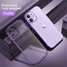 Iphone 12 mini and iphone 12 are splash, water and dust resistant and were tested under controlled laboratory conditions with a. Ultra Transparent Protective Purple Case Cover For Iphone 12 Pro Max 6 7 123quickdeals