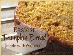 Easy Pumpkin Bread Recipe It S Made With Cake Mix Pumpkin Bread Easy Pumpkin Bread Cake Mix