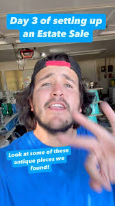 Day 3 of setting up an estate sale! We found a booklet with old prices and  brochures! All you can eat shrimp for $1.25!! An entire box of old medicine  bottles! And these are just couple finds found ...