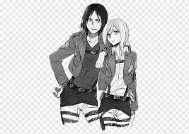 It does make a huge difference. Attack On Titan Anime Ymir Levi Manga Aot Armin Black Hair Manga Monochrome Png Pngwing