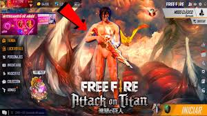 Abandon all fear and experience the attack on titan world for yourself in a brand new titanic action game! Ya Salio Free Fire X Attack On Titans Oficial Nueva Skin Evolutiva De Free Fire Y Novedades Youtube