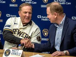 Milwaukee's Matt Arnold was just named “Executive of the Year” AGAIN — this  time by Baseball America 🥳 “The Brewers had every excuse to take a  significant step back in 2024,” the