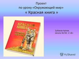 проект красная книга 2 класс окружающий мир скачать бесплатно Prezentaciya Na Temu Proekt Po Uroku Okruzhayushij Mir Krasnaya Kniga Zubanov Artem Shkola 102 2 V Skachat Besplatno I Bez Registracii