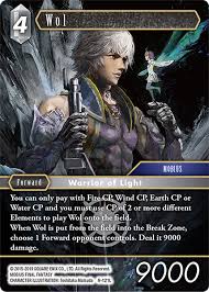 Mobius final fantasy features the iconic job system utilized by many of the franchises most popular games. Opus Ix Card Of The Week Wol Ff Trading Card Game