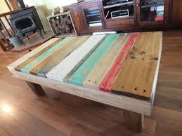 Artsy Tables Made With Pallets Funky Beach Style Coffee Table Made From Pallets Ideas Funky Coffee Tables Funky Home Decor Pallet Furniture Table