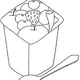 There are many others in desserts coloring pages. Yogurt Coloring Pages