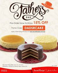 In rare cases of delayed delivery due to circumstances beyond our control, secret recipe will not be held liable for any claims. Secret Recipe Father S Day Pre Order Promotion 15 Off 16 June 2020 19 June 2020