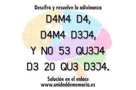 Adivinanzas muy difíciles con pista y respuesta. Adivinanza Unidad De Memoria Entrenamiento Cerebral