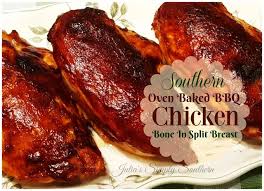 How long to cook split chicken on grill. Southern Baked Barbecue Chicken Breast Julias Simply Southern