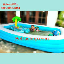 Jual Kolam Renang Anak Bestway Kotak Biru Jumbo 54009 Kota Surabaya Expro Kursi Bonceng Tokopedia