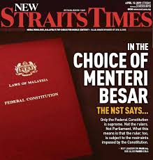 And so stephen kalong ningkan had finally won the day. In The Choice Of Menteri Besar The Nst Says Pressreader
