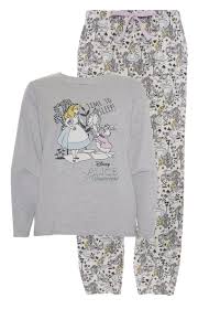 Primark is selling two looney tunes pyjama sets, featuring both bugs bunny and tweety bird in their corresponding colours of grey and yellow, respectively. An Attractive Alice In Wonderland Pyjama Set For Primark Ladies