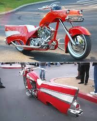Image result for Orange Red 1957 Motorcycle
