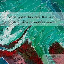 Tsunamis Or Seismic Sea Waves Are Huge Devastating Waves Caused By Earthquakes Underwater Landslides Or Volcanic Eruptions Sea Waves Waves Abstract Art