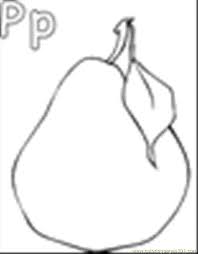 Coloring book for children, pear tree leaf. Letter P Pear Coloring Page For Kids Free Pears Printable Coloring Pages Online For Kids Coloringpages101 Com Coloring Pages For Kids