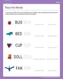 Trace The Words Free Writing Worksheet For Kindergarten Kindergarten Worksheets English Worksheets For Kindergarten Writing Worksheets