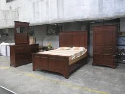 Walnut victorian 2pc marble top bed bedroom set ~ ca.1800s dresser & bed. Solid Mahogany Wood Bedroom Set In Walnut Color From Indonesia Tradewheel Com