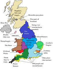How North Londoners View The Rest Of The Uk Or Why The Rest Of The Uk Hates London Brilliant Maps Map Of Britain British Isles Map Map