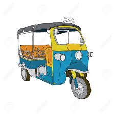 Tuk Tuk In Bangkok Of Thailand Royalty Free Cliparts Vectors And Stock Illustration Image 55065784