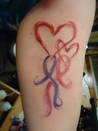 One kind of tattoo that will always remind you of something is an awareness ribbon. Brain Cancer Ribbon Tattoos Hover Me