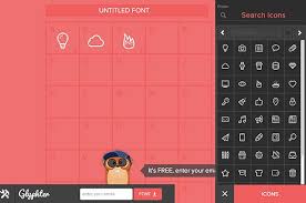Glyphter The Svg Font Machine Freebiesbug Design Freebie Create Icon Icon