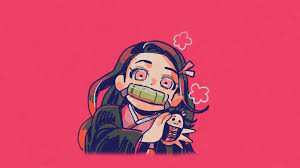 Demon nezuko smiling without bamboo muzzle. Kimetsu No Yaiba Nezuko Kamado Anime Live Wallpaper Desktophut Com