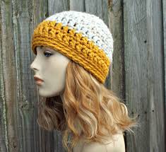 Chunky Crochet Hat, Womens Hat, Mens Hat, Winter Hat, Fitted Beanie,  Crochet Beanie, Crochet Cap, Wheat and Mustard Yellow