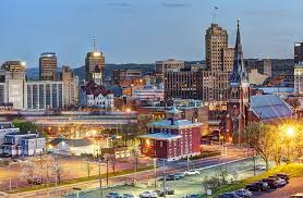 Syracuse New York State Downtown View Syracuse New York New York Salt City