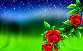 Rose Flowers Digital Design 3d Wallpapers Background Hd Wallpaper Flower Wallpaper Hd Flower Wallpaper