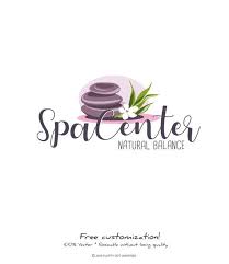 Spa Center Logo Beauty Logo Wellness Logo Health Logo Etsy Natural Logo Health Logo Beauty Logo